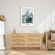 Lafayette, Indiana Portrait Color Poster
