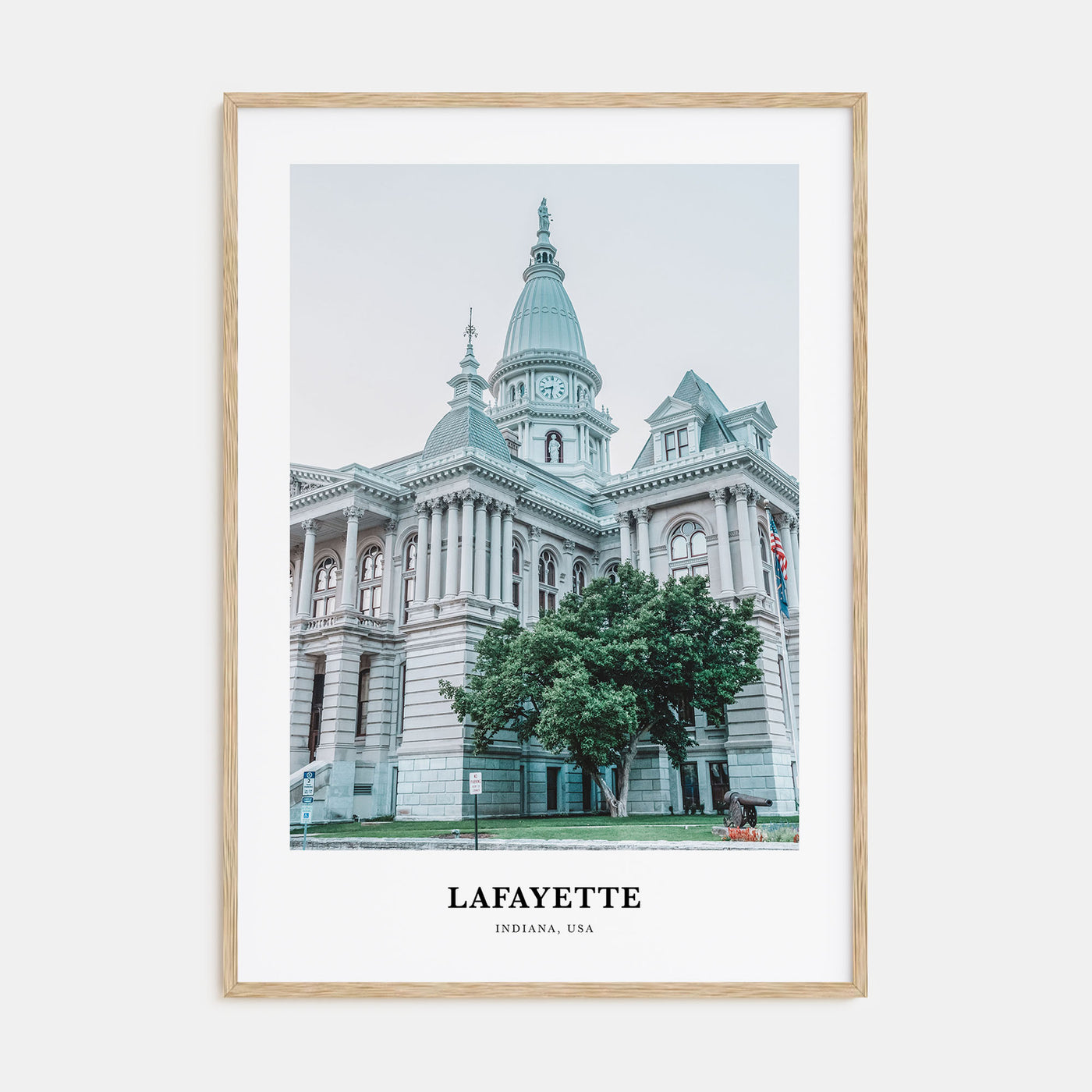 Lafayette, Indiana Portrait Color Poster