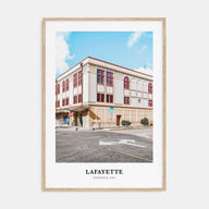 Lafayette, Louisiana Portrait Color Poster
