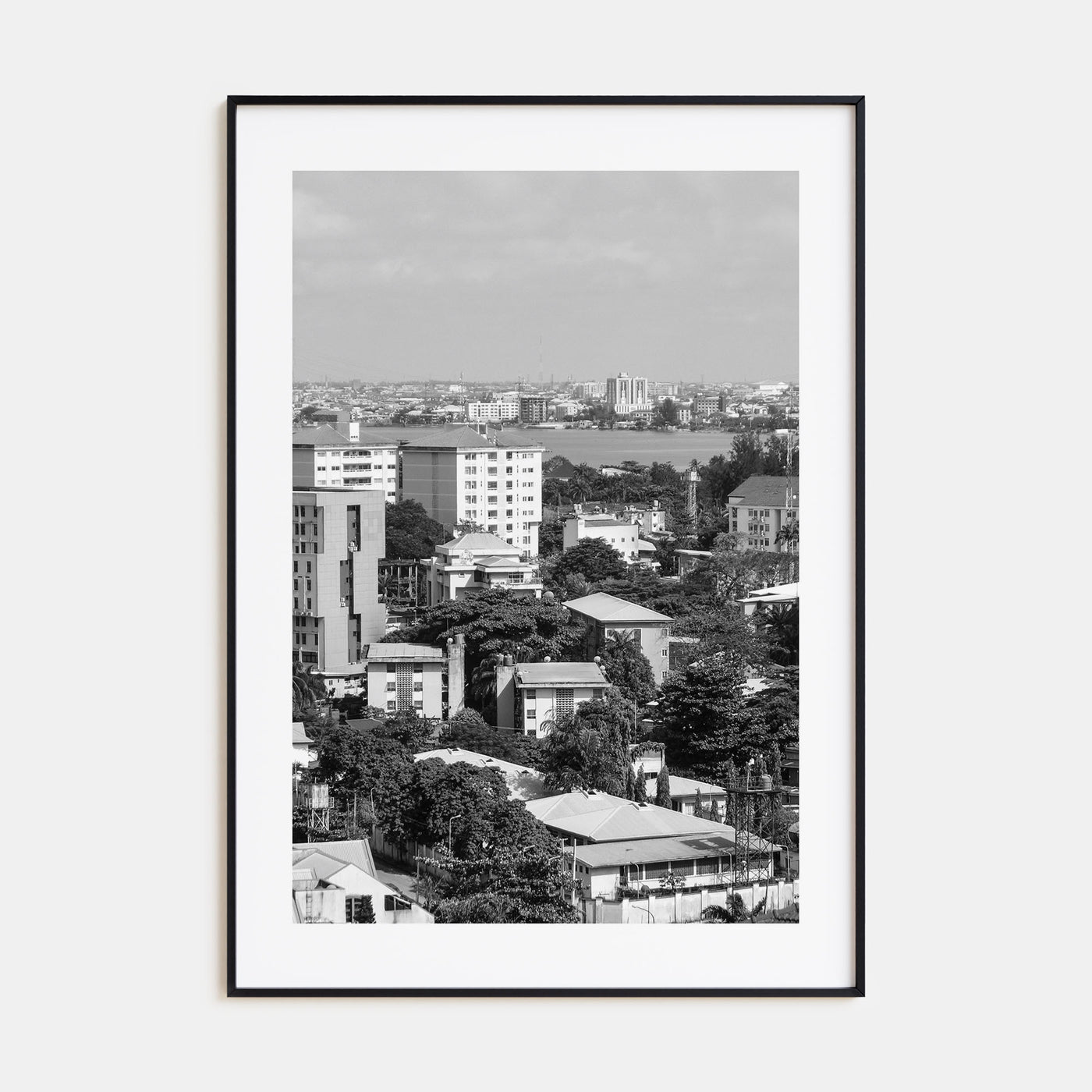 Lagos, Nigeria Photo B&W Poster