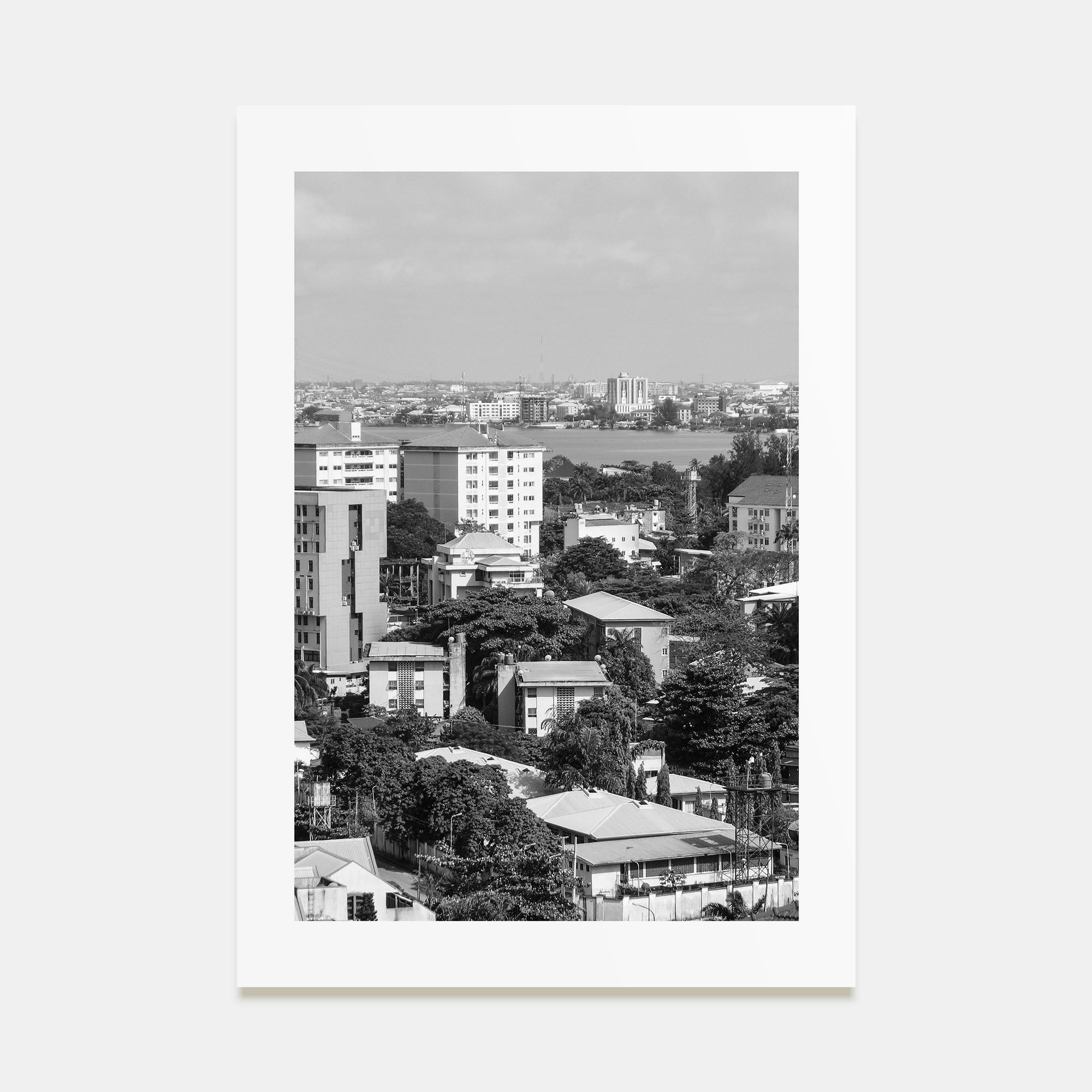 Lagos, Nigeria Photo B&W Poster