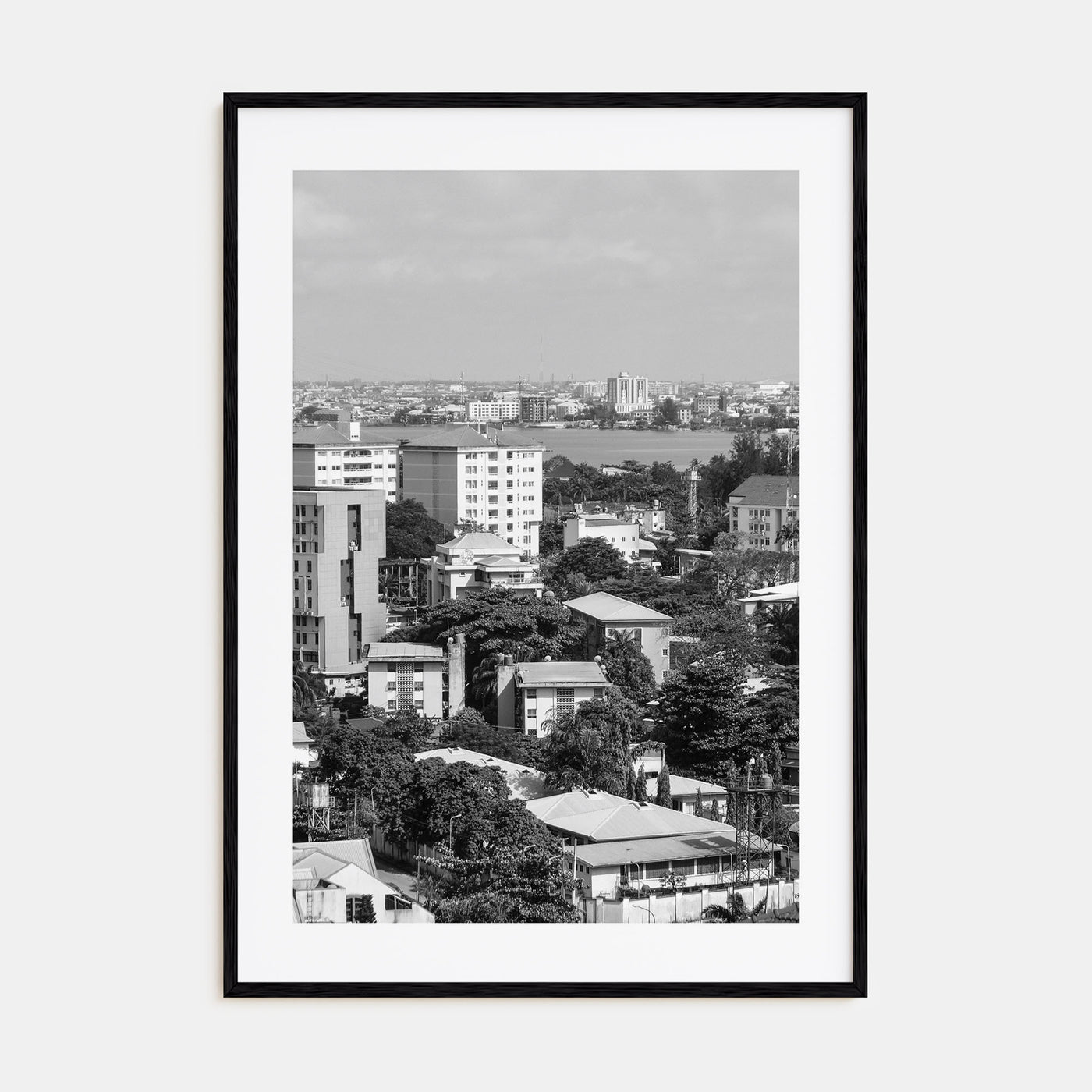 Lagos, Nigeria Photo B&W Poster