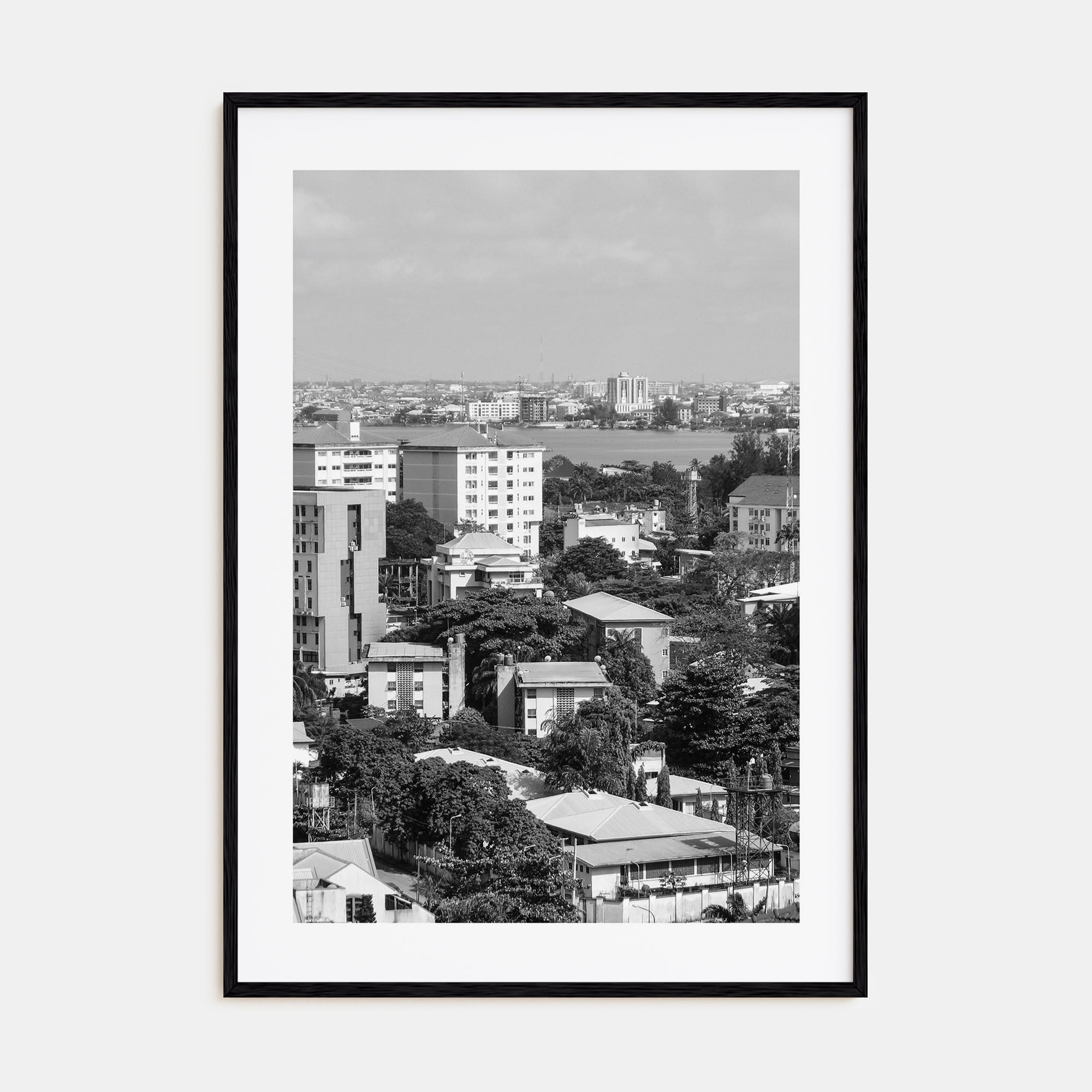 Lagos, Nigeria Photo B&W Poster