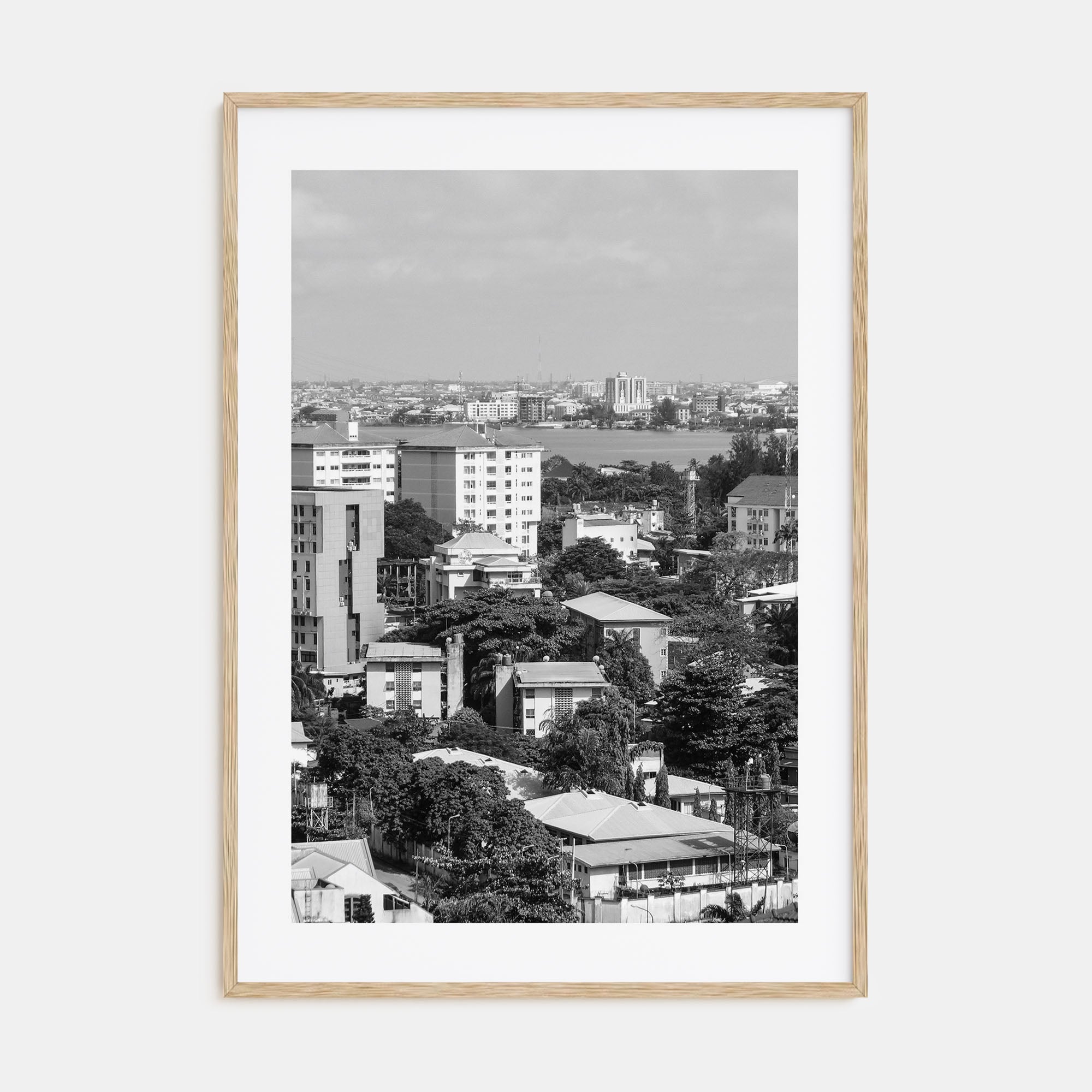 Lagos, Nigeria Photo B&W Poster