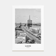 Lagos, Nigeria Portrait B&W No 2 Poster