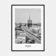 Lagos, Nigeria Portrait B&W No 2 Poster