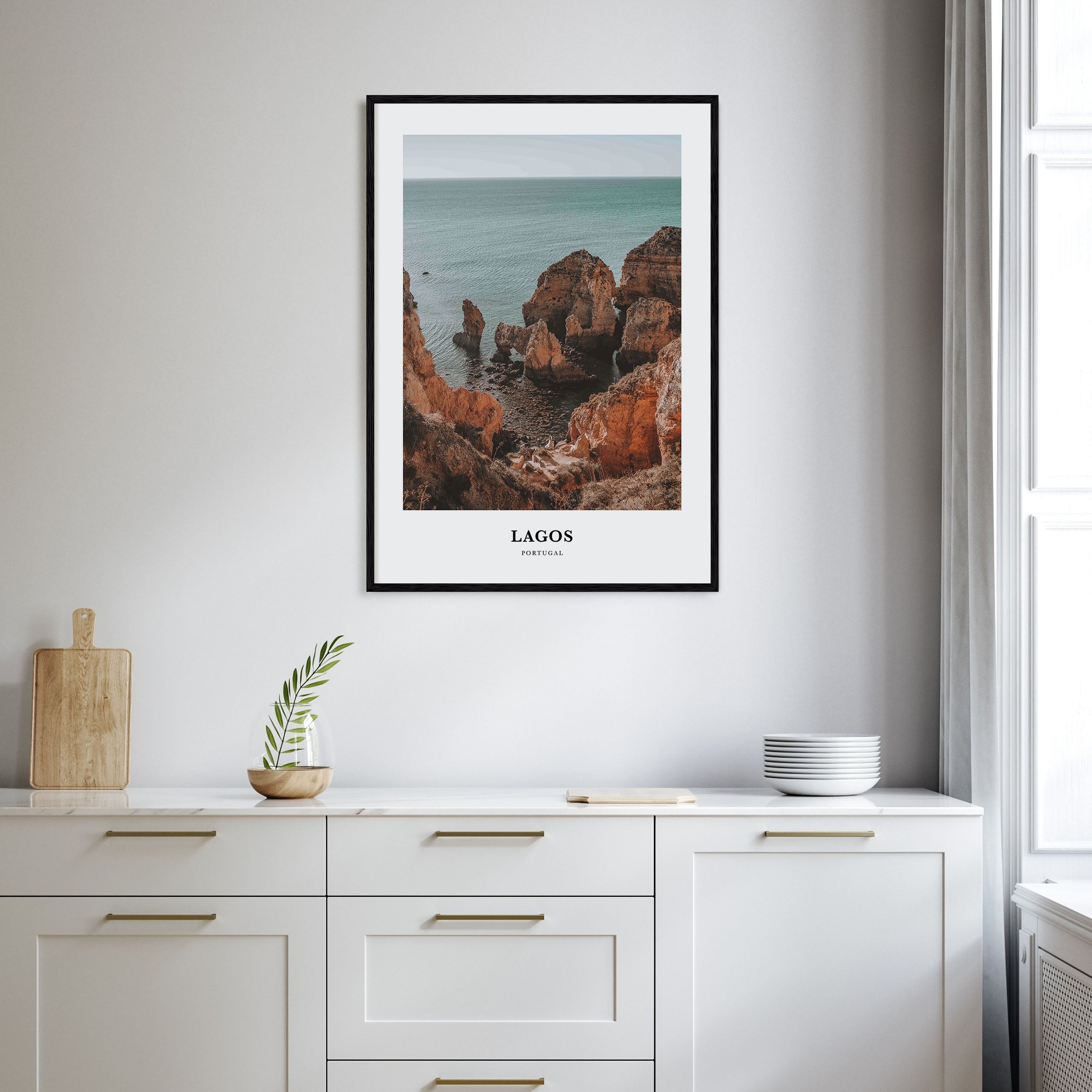 Lagos, Portugal Portrait Color Poster