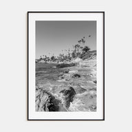 Laguna Beach Photo B&W No 1 Poster