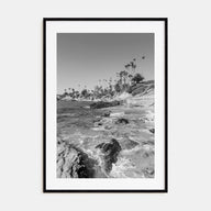 Laguna Beach Photo B&W No 1 Poster