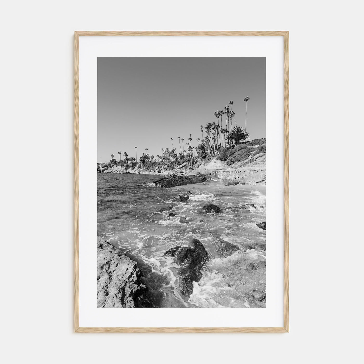 Laguna Beach Photo B&W No 1 Poster