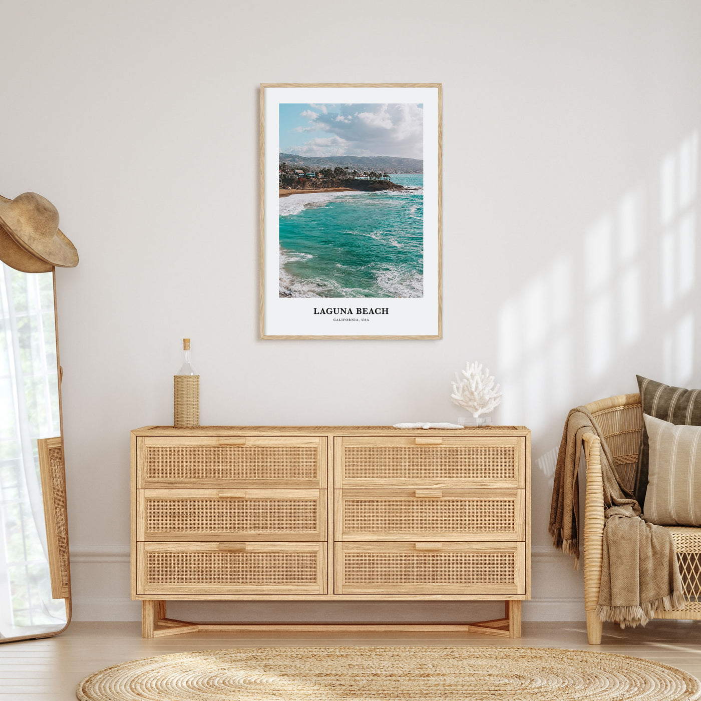 Laguna Beach Portrait Color No 2 Poster