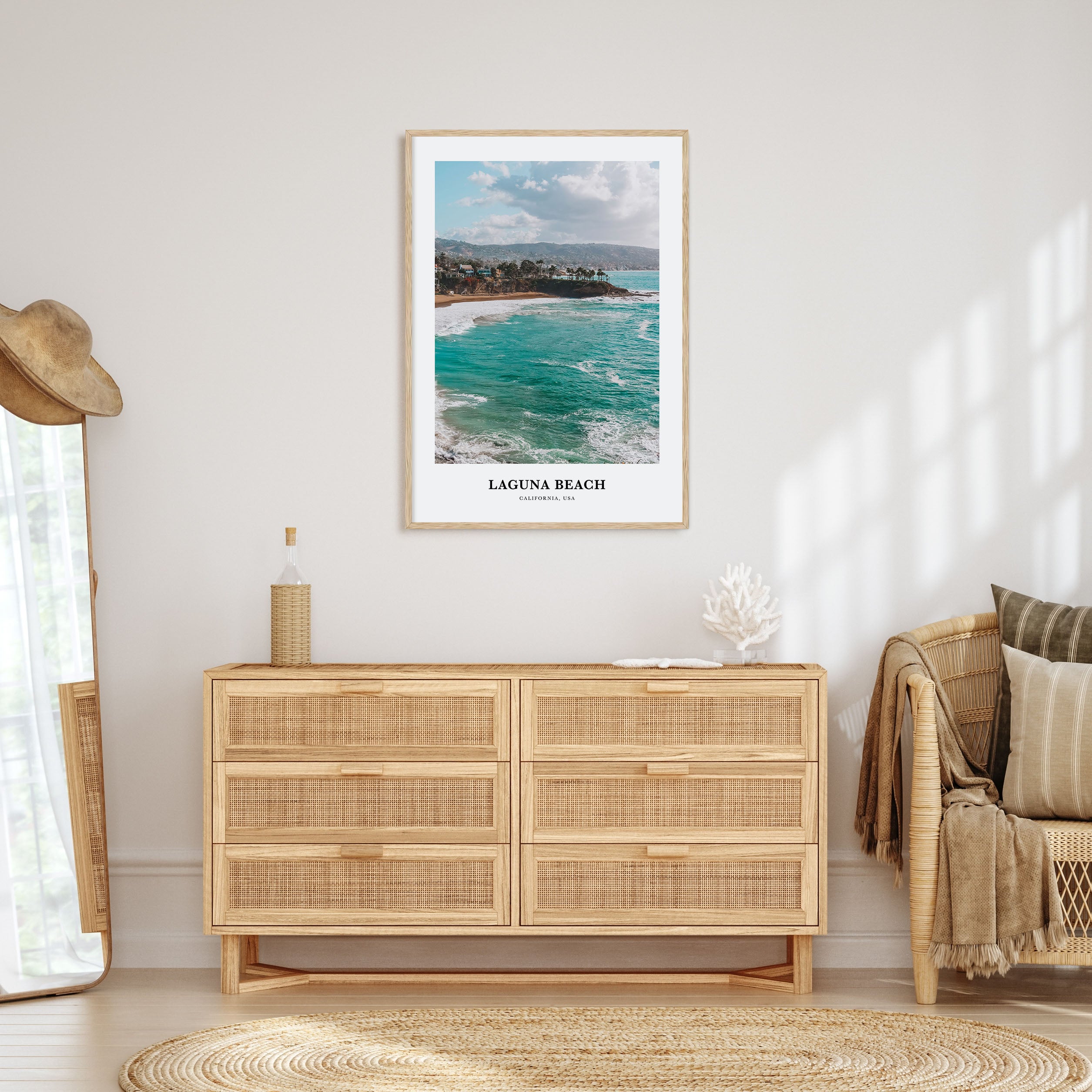 Laguna Beach Portrait Color No 2 Poster