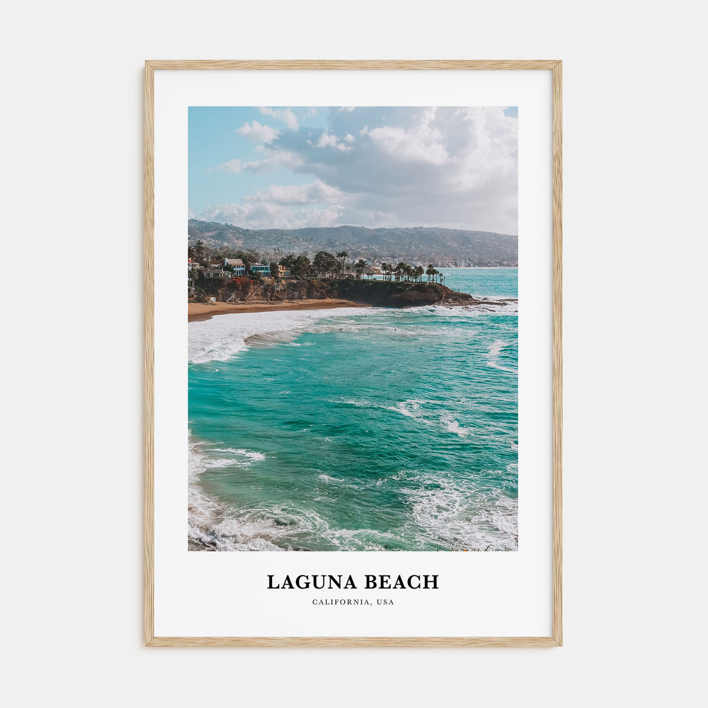 Laguna Beach Portrait Color No 2 Poster