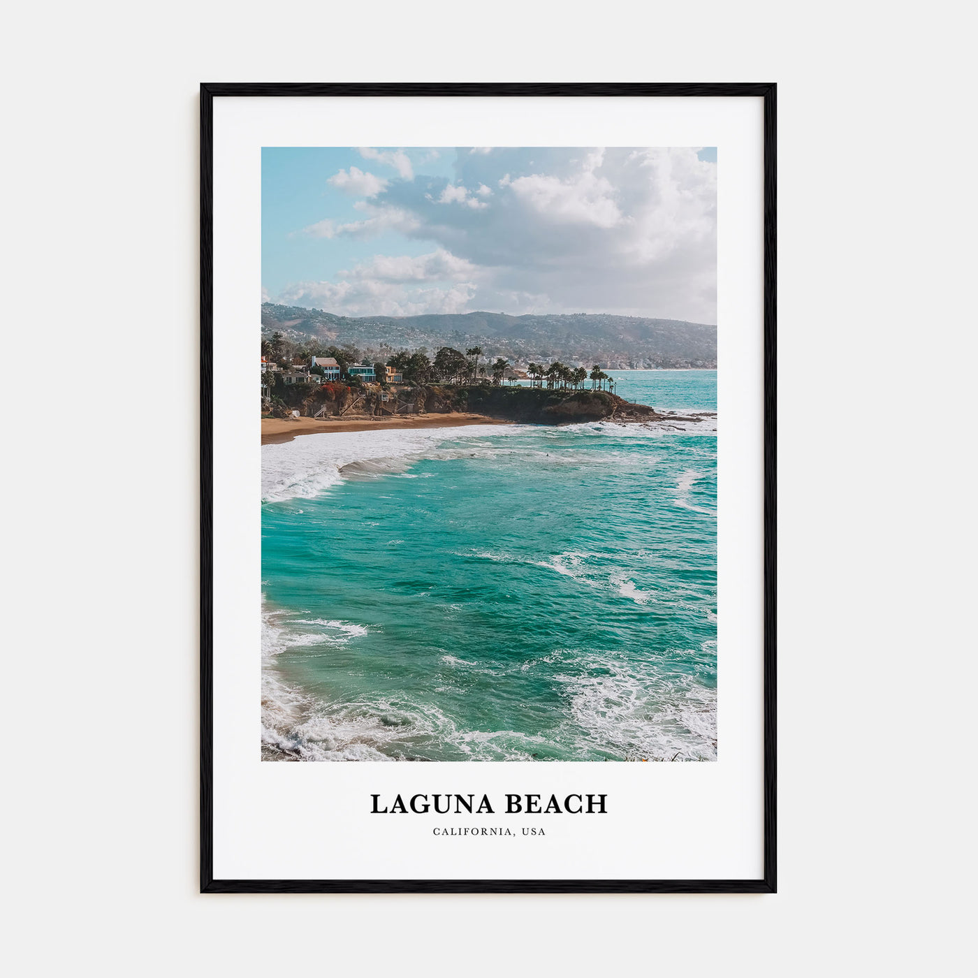 Laguna Beach Portrait Color No 2 Poster
