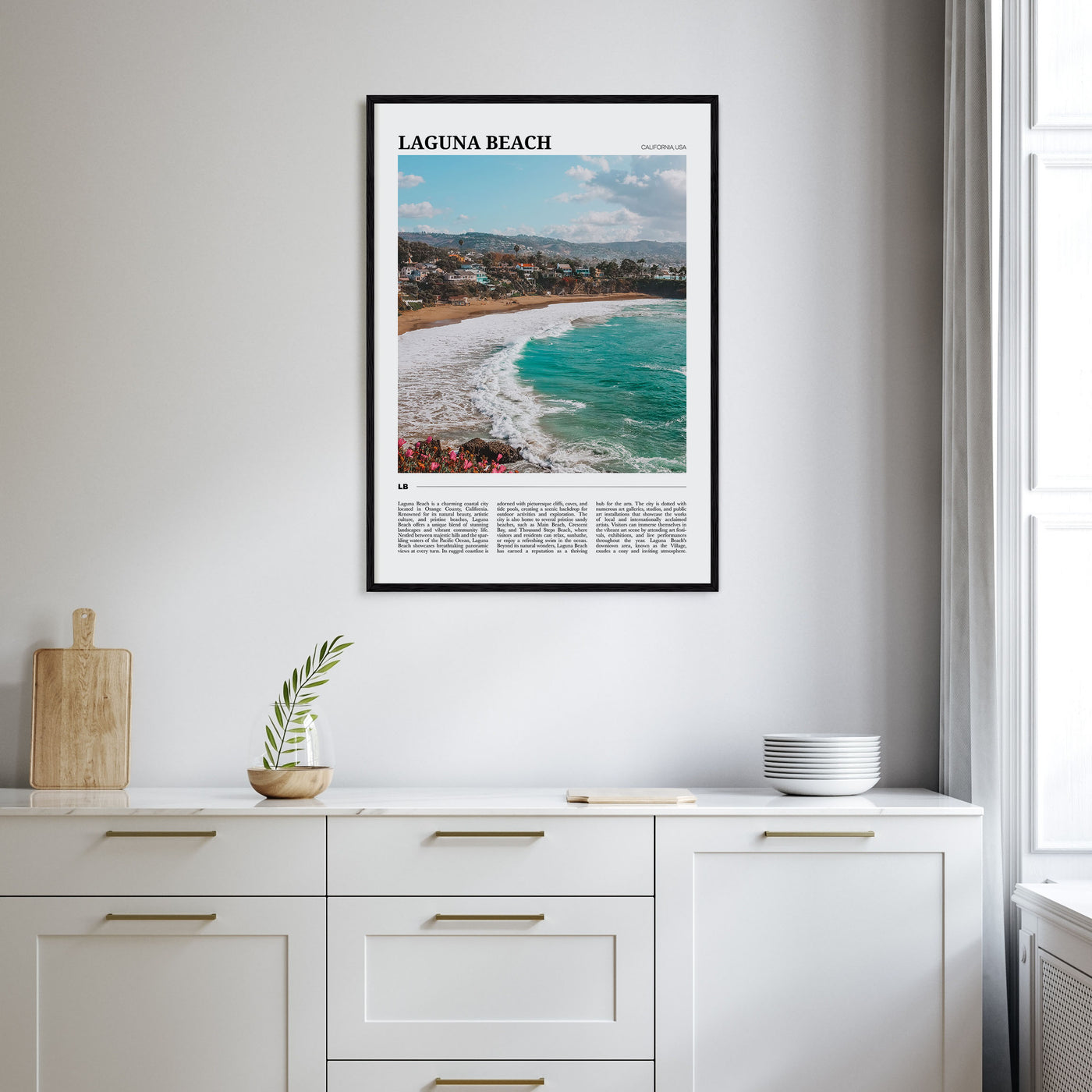 Laguna Beach Travel Color No 2 Poster