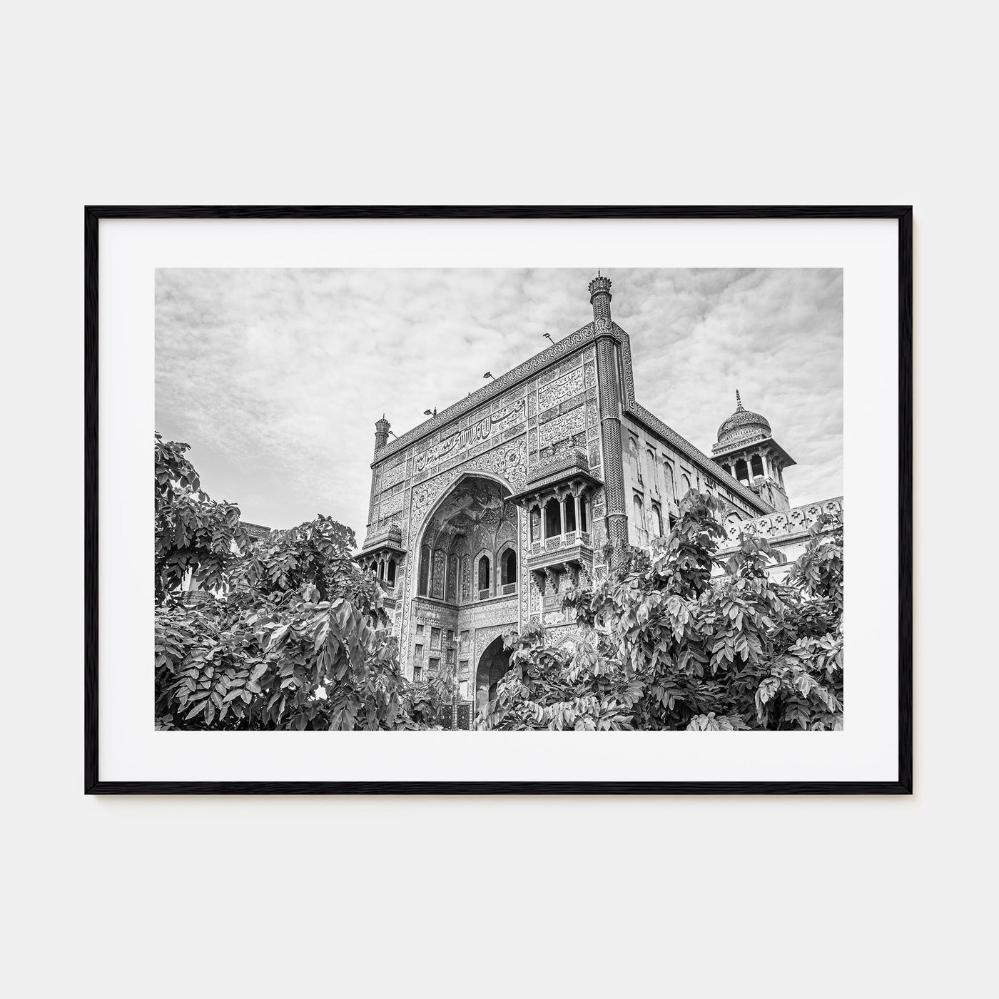 Lahore Landscape B&W Poster