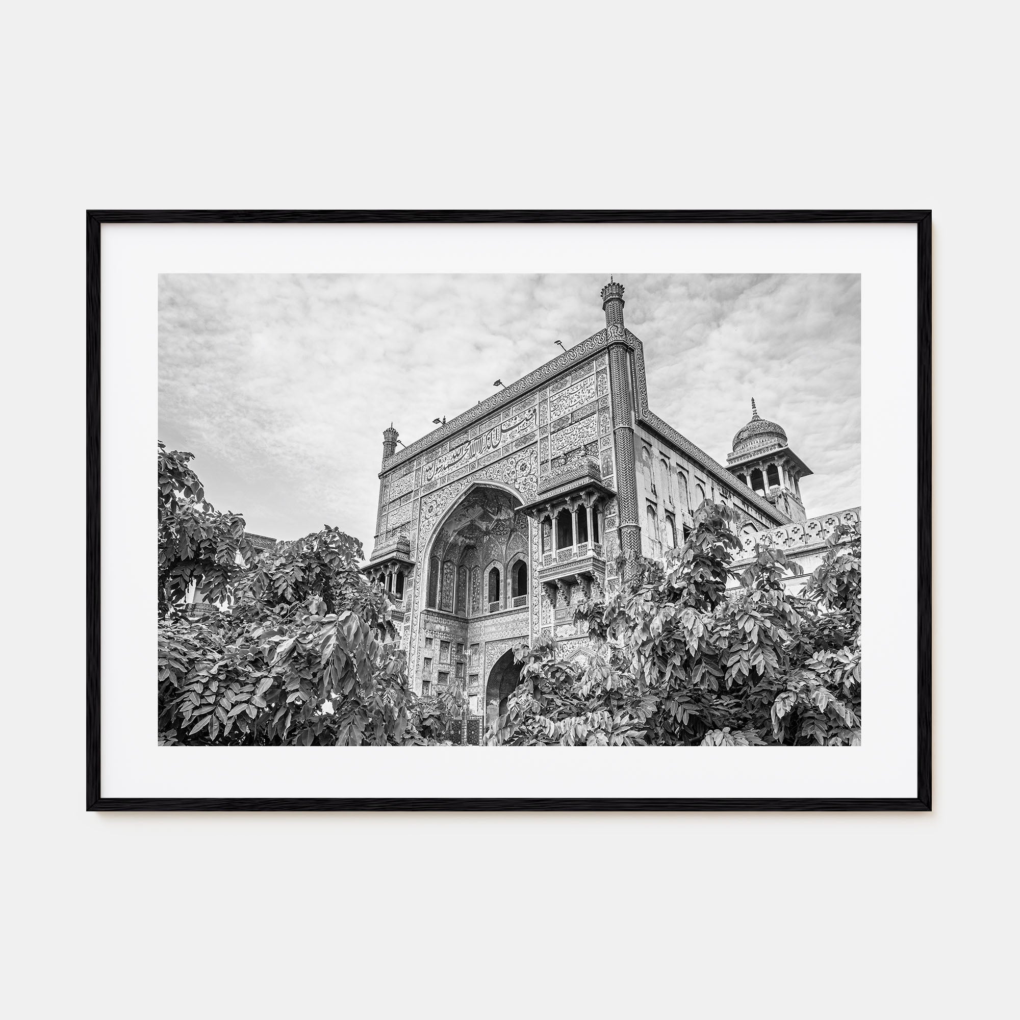 Lahore Landscape B&W Poster