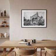 Lahore Landscape B&W Poster