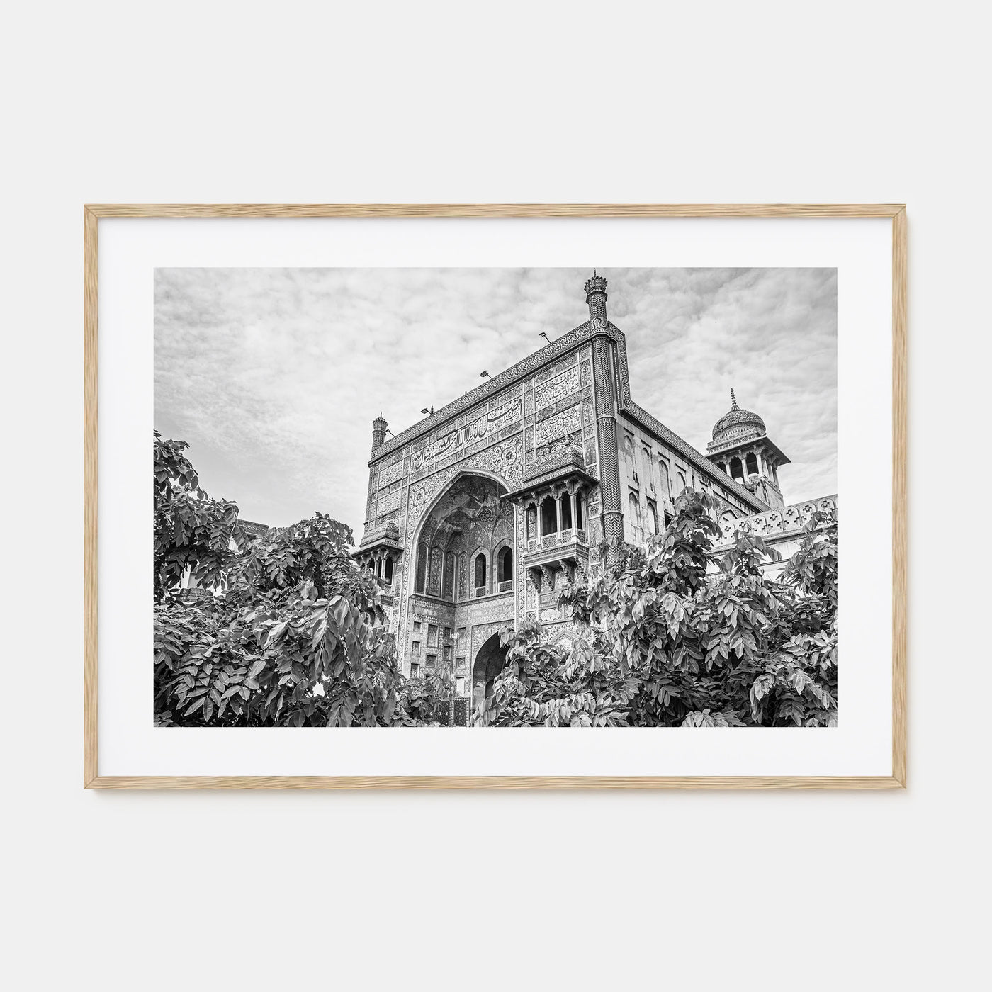 Lahore Landscape B&W Poster