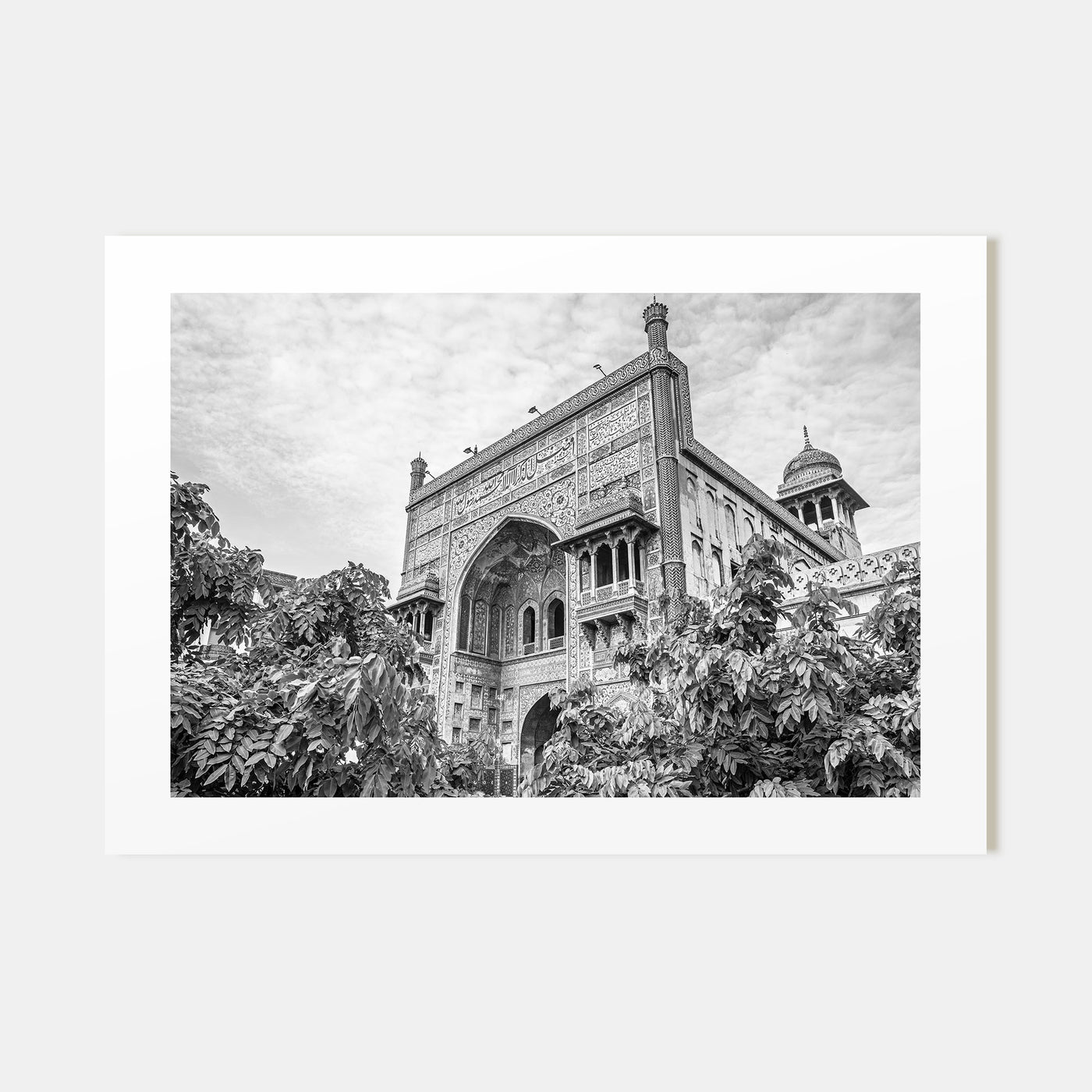 Lahore Landscape B&W Poster