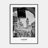 Lahore Portrait B&W No 1 Poster