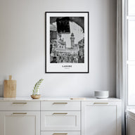 Lahore Portrait B&W No 1 Poster