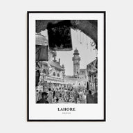 Lahore Portrait B&W No 1 Poster