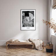 Lahore Portrait B&W No 1 Poster