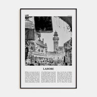 Lahore Travel B&W No 1 Poster