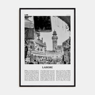 Lahore Travel B&W No 1 Poster