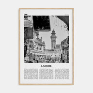 Lahore Travel B&W No 1 Poster