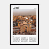 Lahore Travel Color Poster