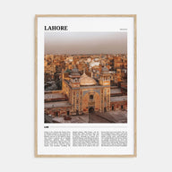 Lahore Travel Color Poster