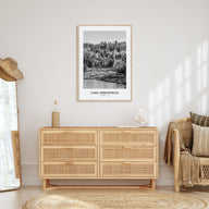 Lake Arrowhead Portrait B&W Poster