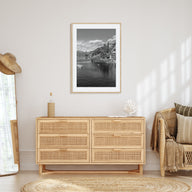 Lake Como Photo B&W Poster