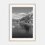 Lake Como Photo B&W Poster