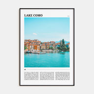 Lake Como Travel Color No 1 Poster