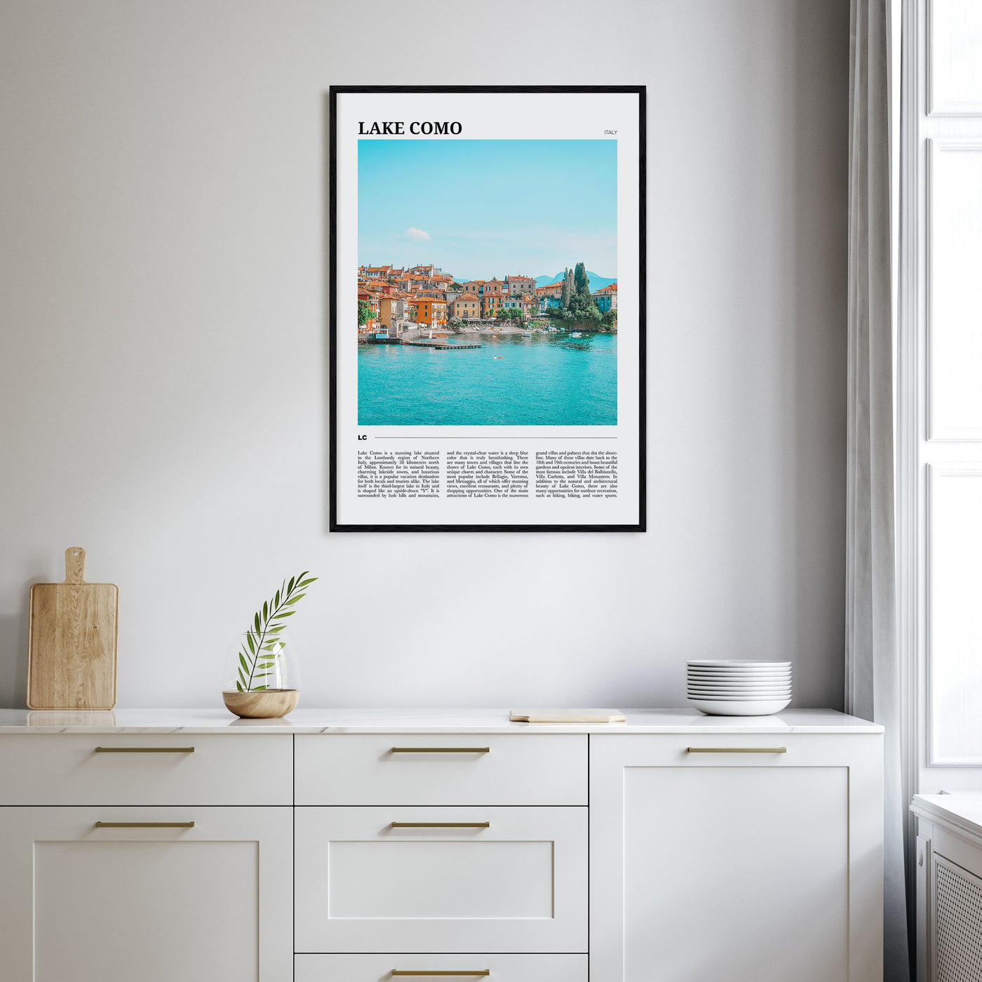 Lake Como Travel Color No 1 Poster