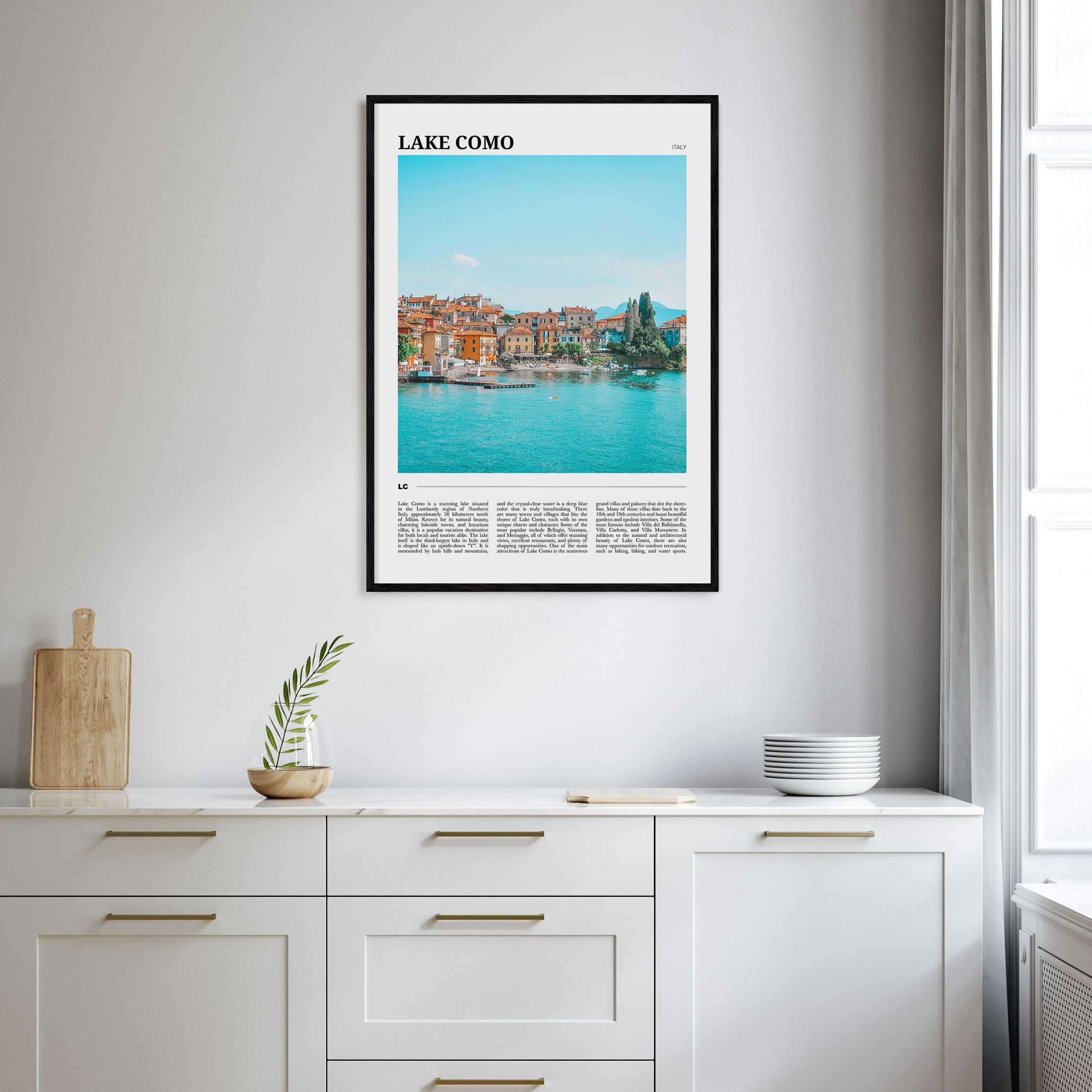 Lake Como Travel Color No 1 Poster
