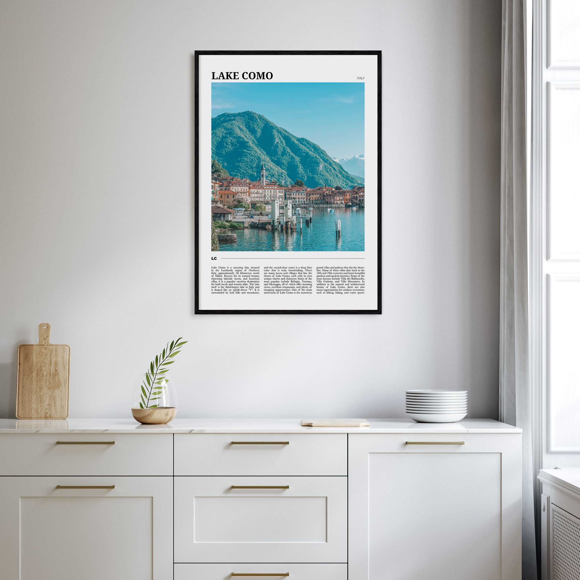 Lake Como Travel Color No 2 Poster