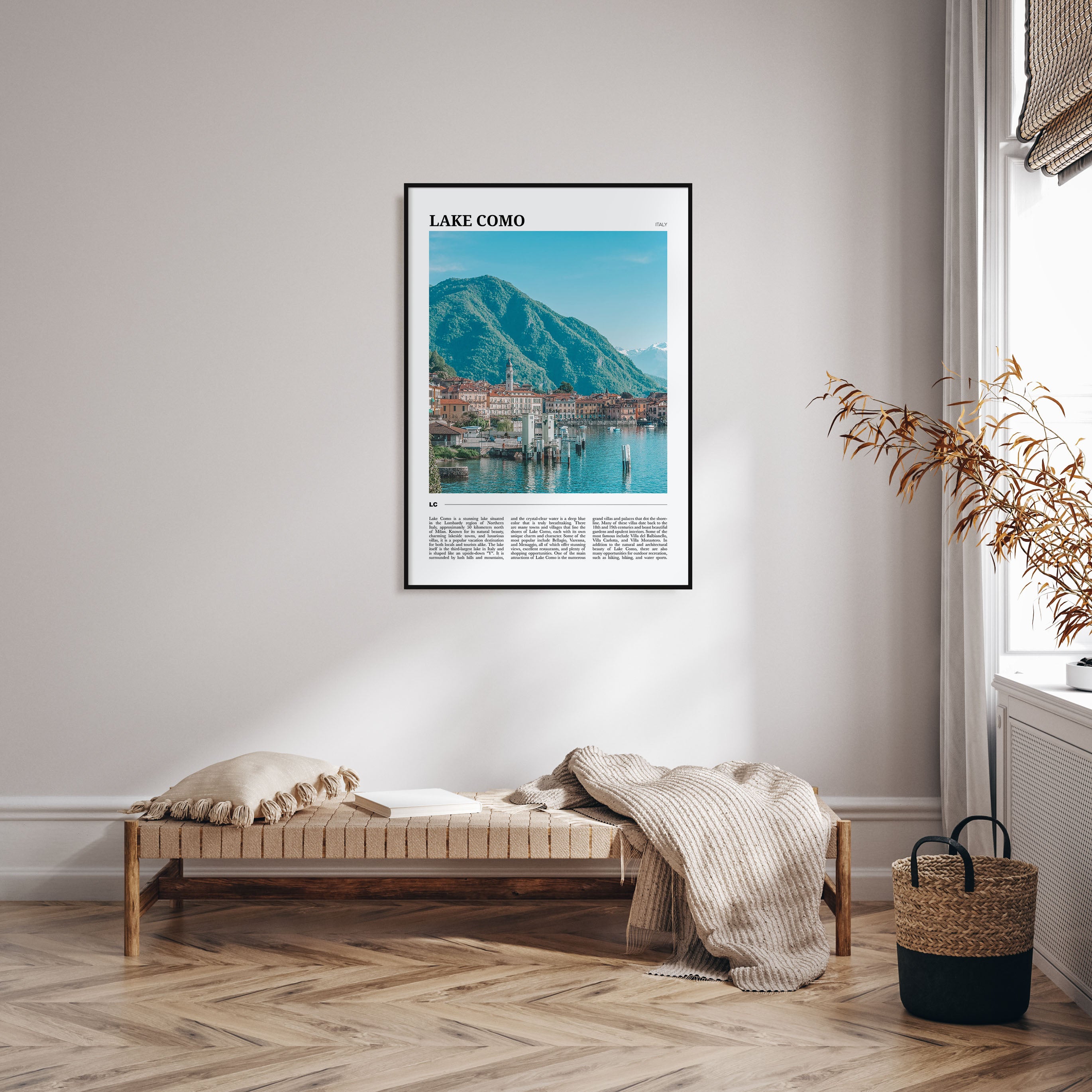 Lake Como Travel Color No 2 Poster