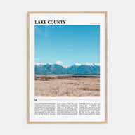 Lake County Travel Color Poster