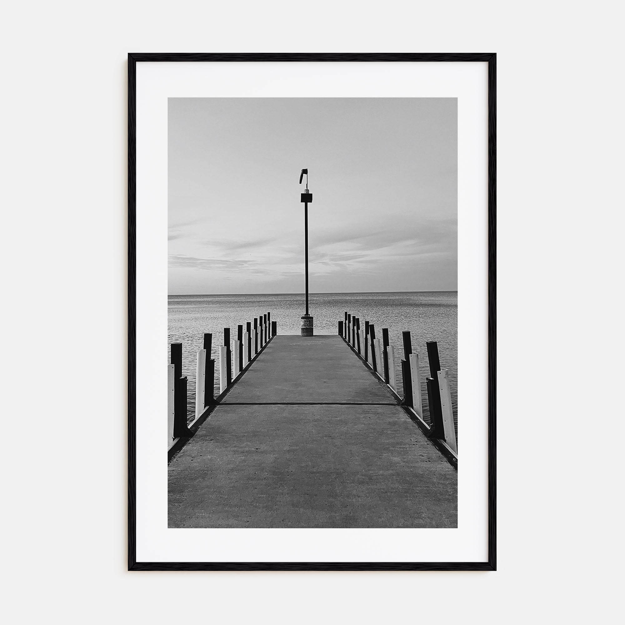 Lake Erie Photo B&W Poster