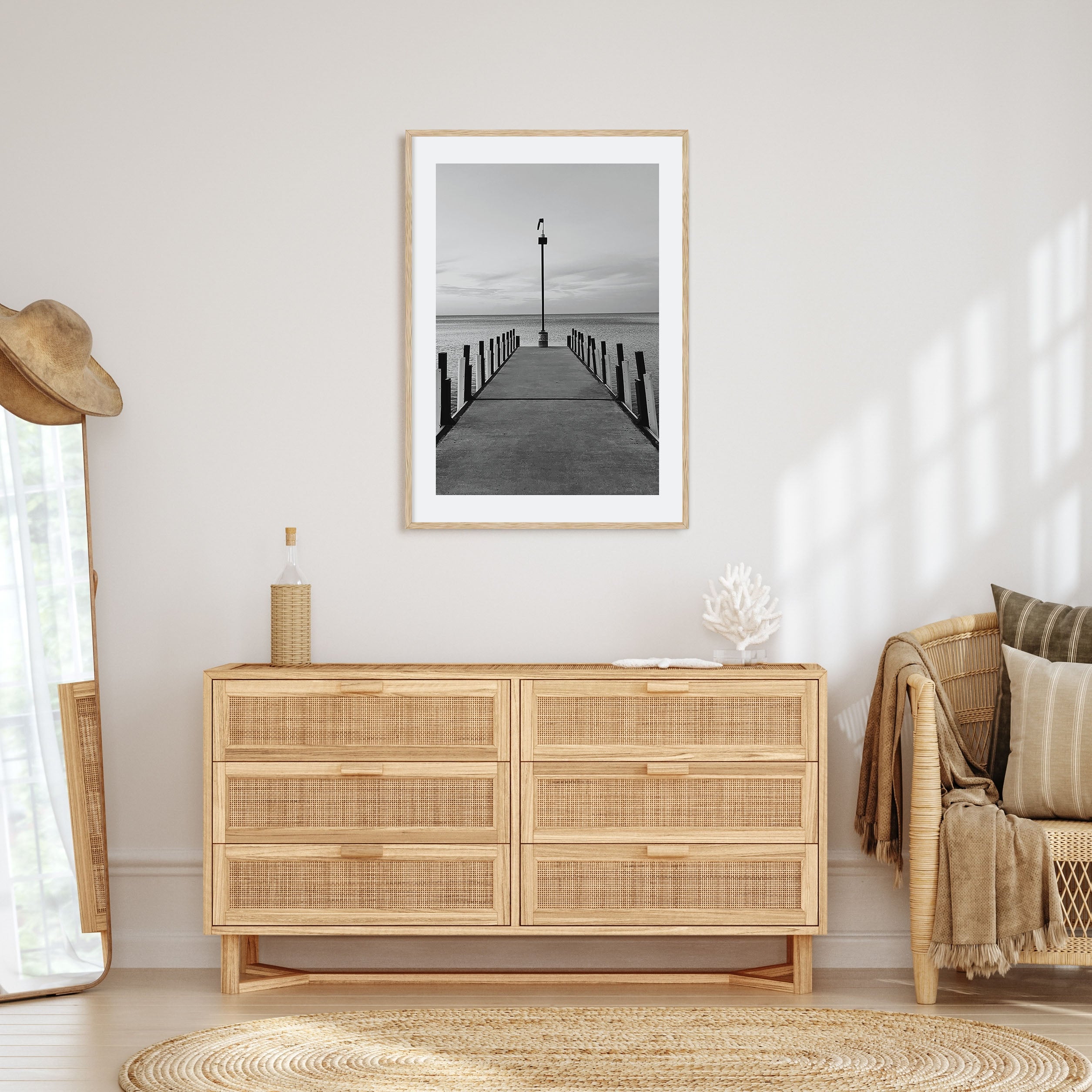Lake Erie Photo B&W Poster