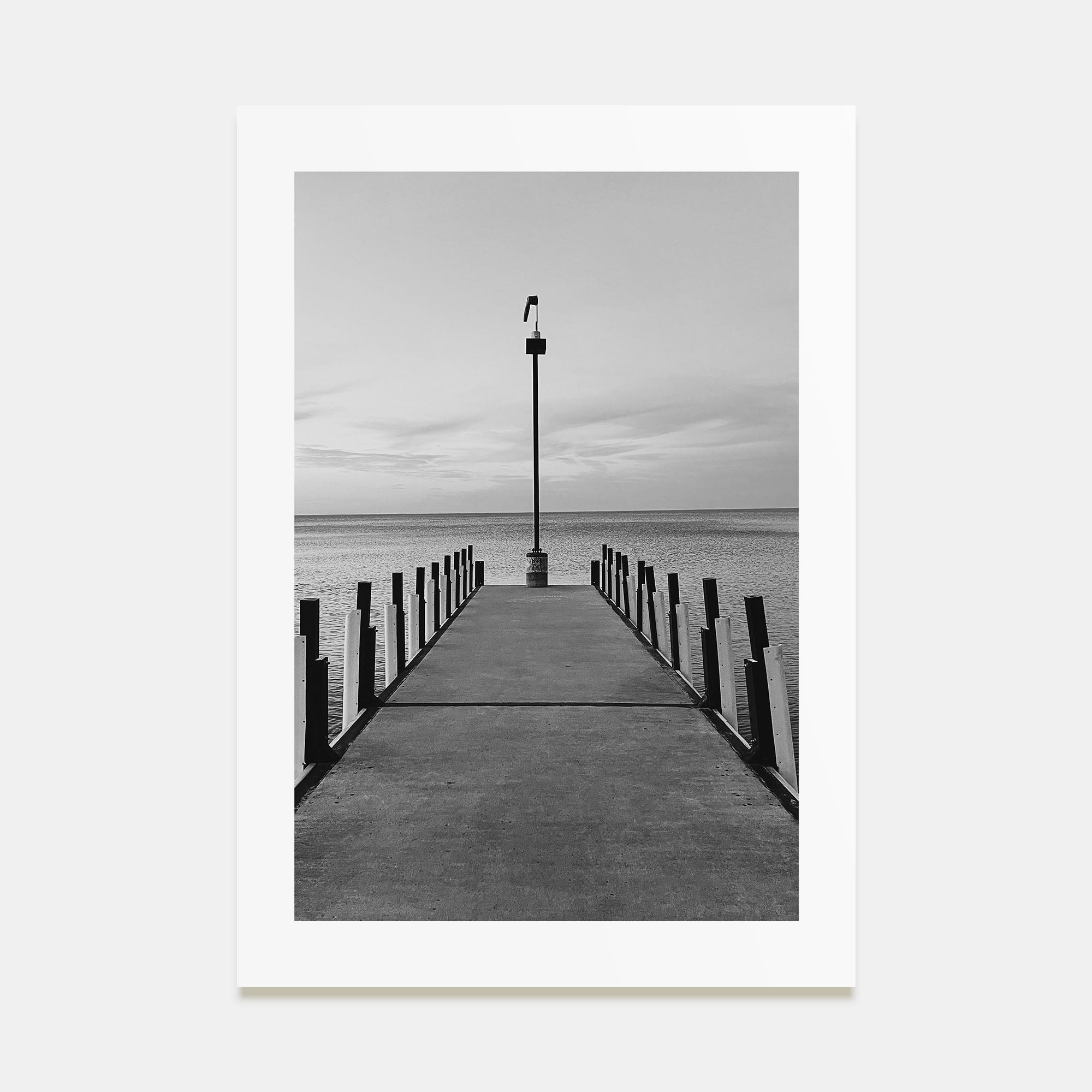 Lake Erie Photo B&W Poster