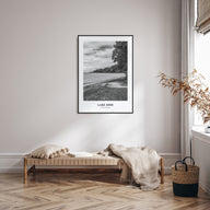 Lake Erie Portrait B&W Poster