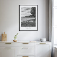 Lake Erie Portrait B&W Poster