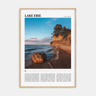 Lake Erie Travel Color Poster
