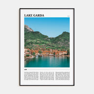 Lake Garda Travel Color Poster