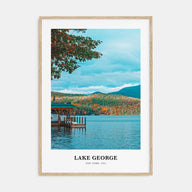 Lake George Portrait Color Poster
